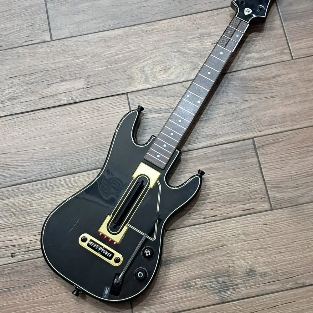 Guitar Hero Live Wireless Guitar Controller 0000654 Black XBOX Playstation READ‎
